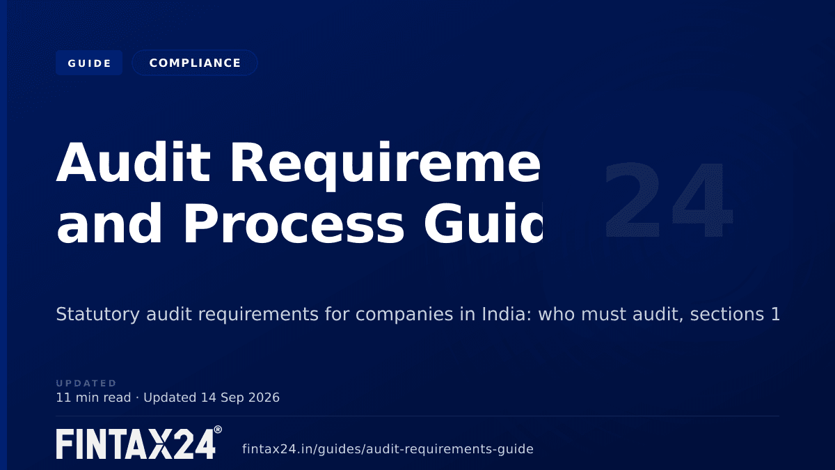 Cover image for Audit Requirements and Process Guide