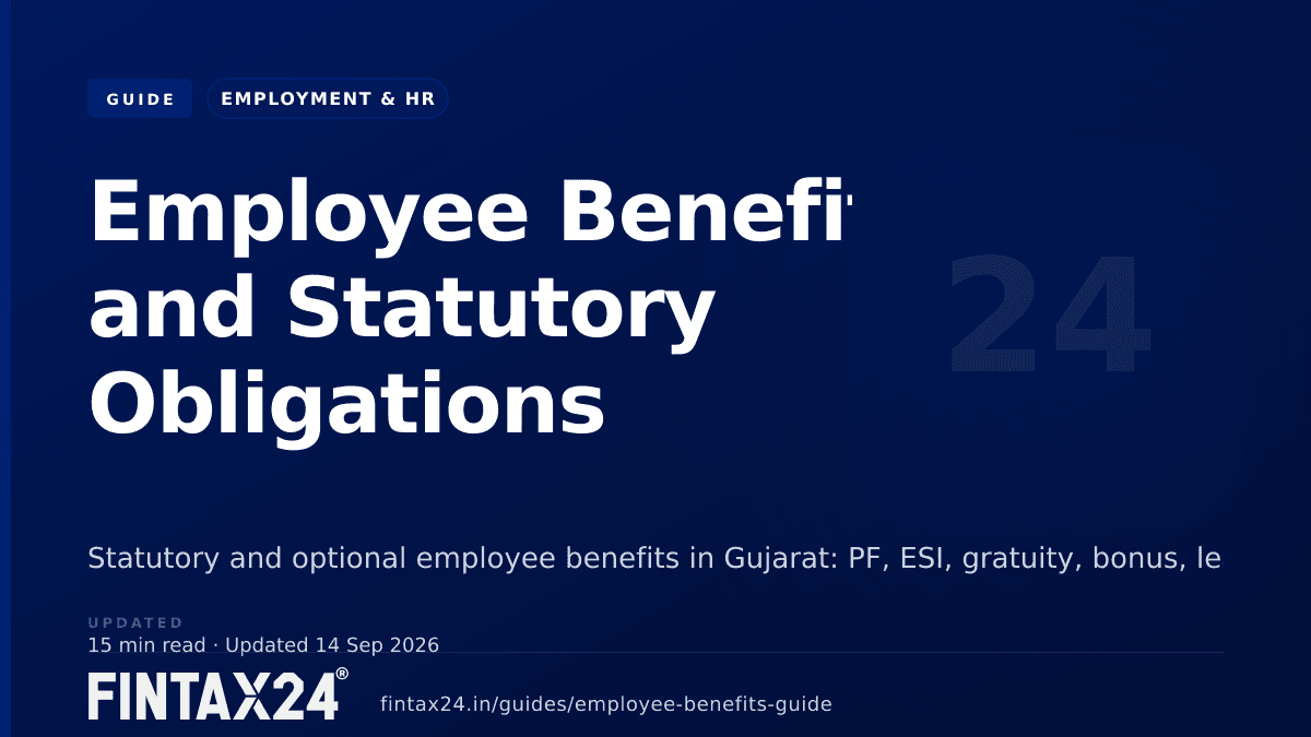 Cover image for Employee Benefits and Statutory Obligations