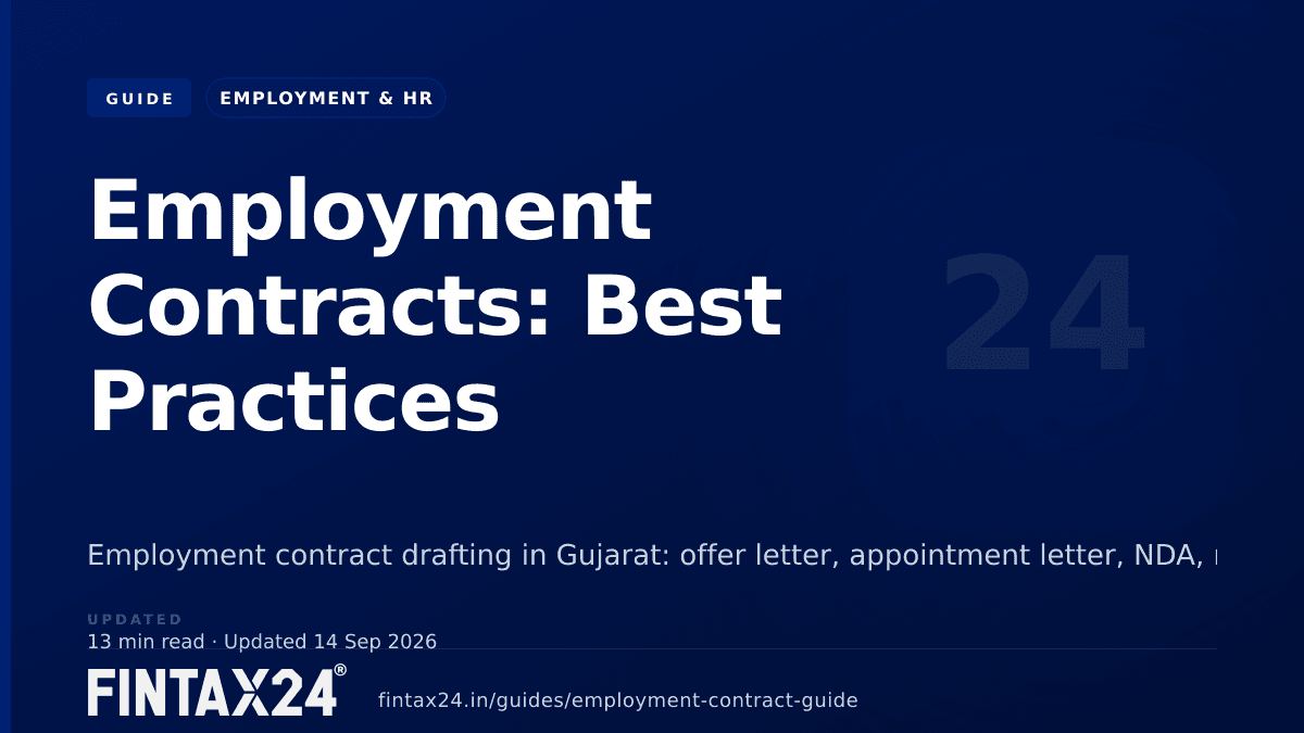 Cover image for Employment Contracts: Best Practices