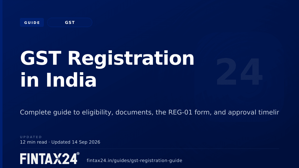Cover image for Complete Guide to GST Registration in India
