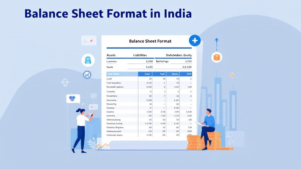 Balance Sheet Format in India A Comprehensive Guide