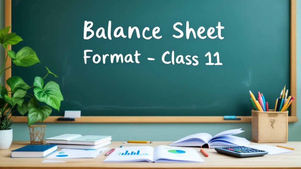 Balance Sheet Format – Class 11 A Complete Guide for Beginners
