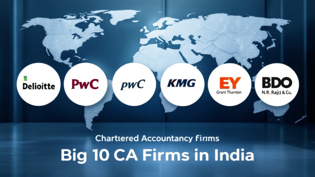 The Big 10 CA Firms in India Leading the Way in Accounting and Financial Services