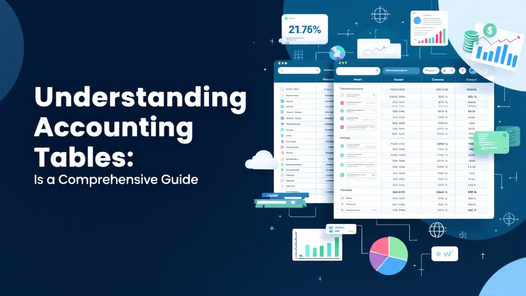 Understanding Accounting Tables A Comprehensive Guide for Beginners