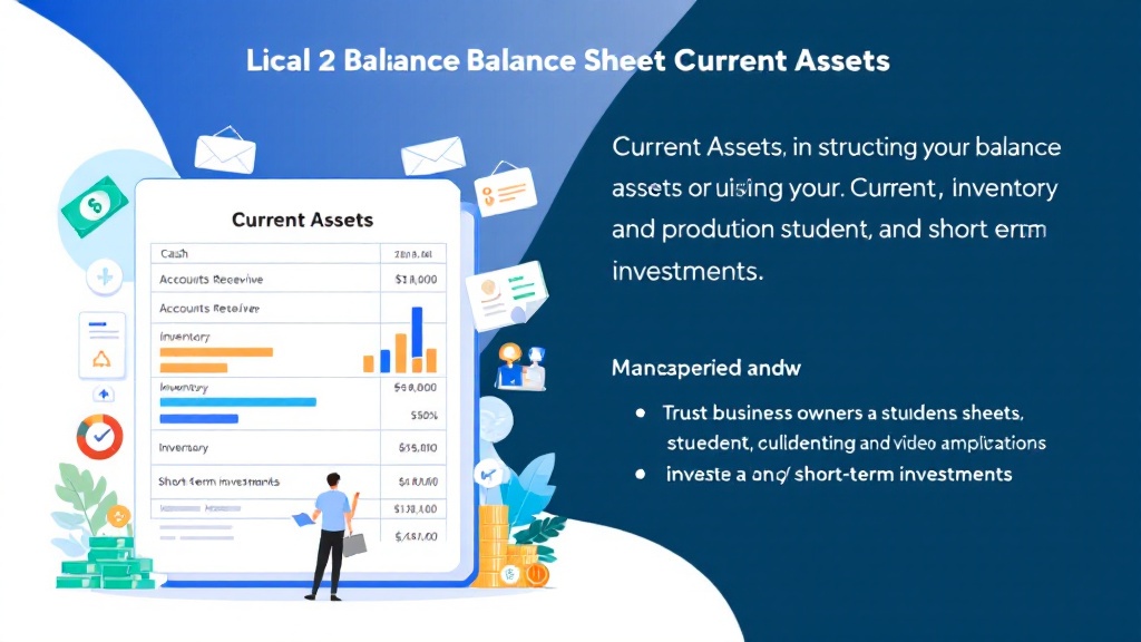 Understanding Balance Sheet Current Assets A Comprehensive Guide