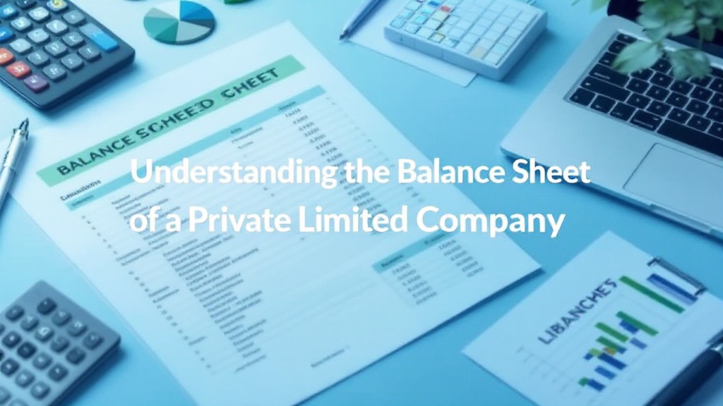 Understanding the Balance Sheet of a Private Limited Company A Comprehensive Guide