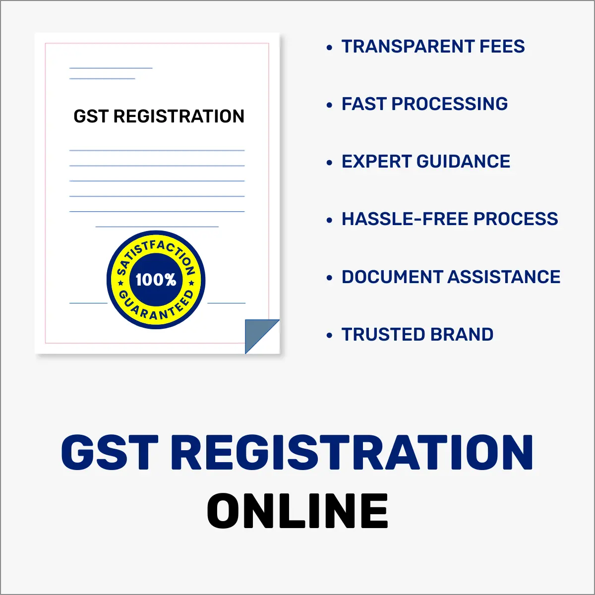 GST registration online service by FinTax24 with expert assistance for fast and hassle-free approval