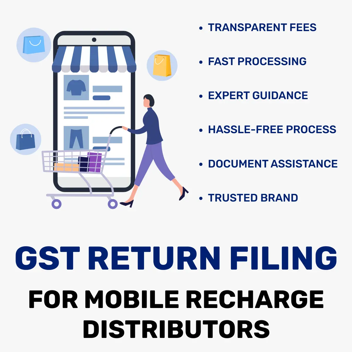 GST Return Filing for Mobile Recharge Distributors – FinTax24 Expert Online Filing Services