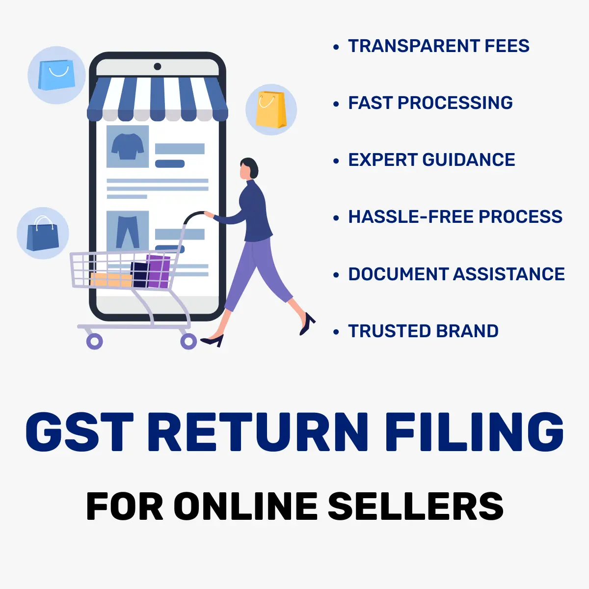 GST Return Filing for Online Sellers – FinTax24 Hassle-Free Expert GST Filing Solutions for e-Commerce