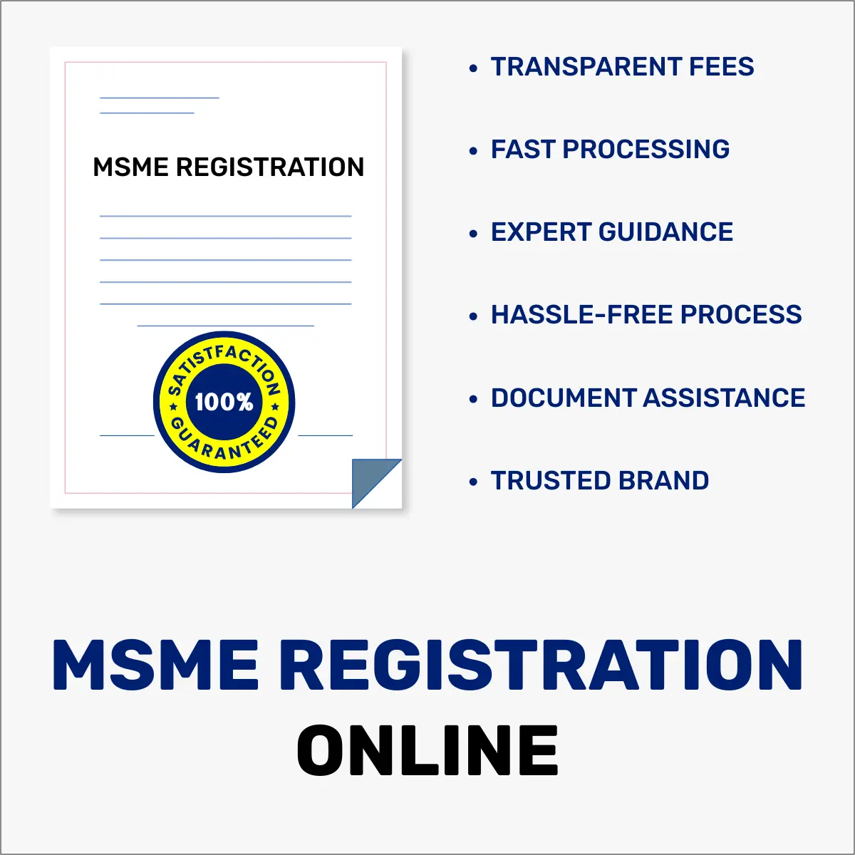 MSME Registration (udyam registration)online process with FinTax24 experts for fast and hassle-free approval