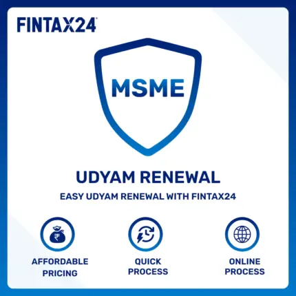 Udyam Registration Renewal service by FinTax24 for MSME businesses in India